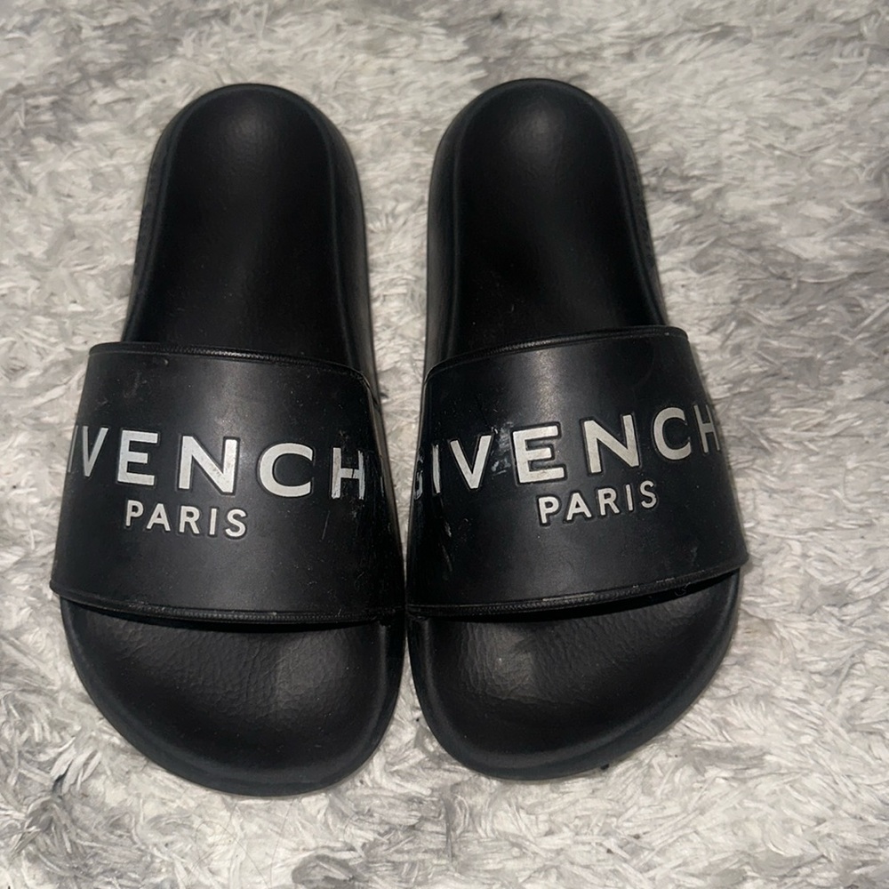 Authentic Givenchy Logo Sandal Slides Size 6 - image 1